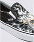 VANS Classic Slip-on Flame Skull Mens Sneakers